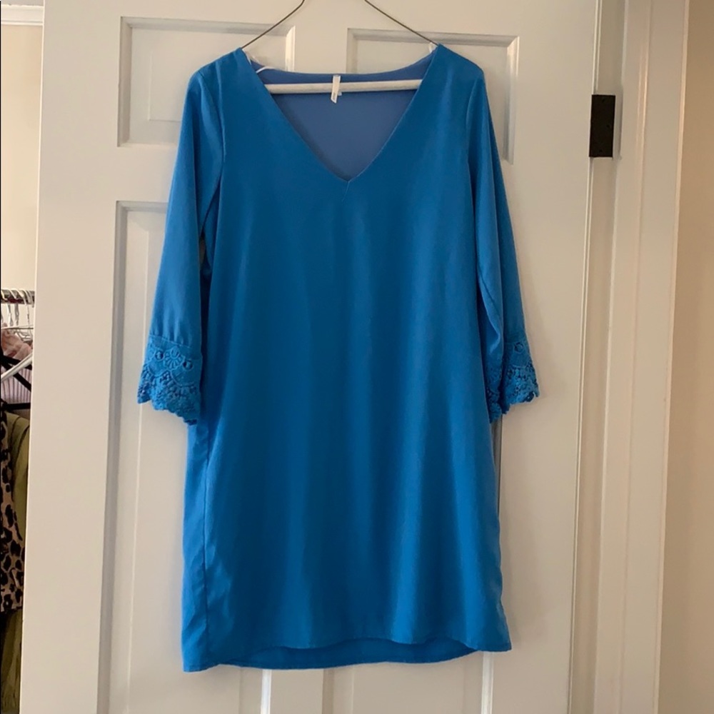 Blue dress